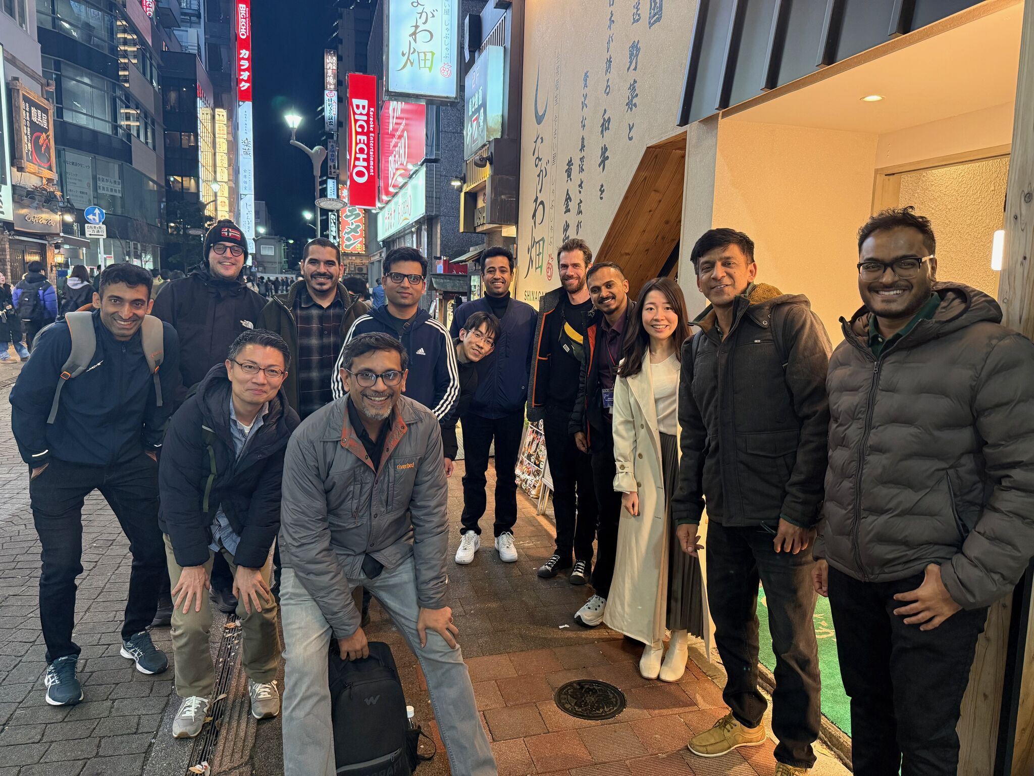 With the Sony STEF team, Tokyo, 2025